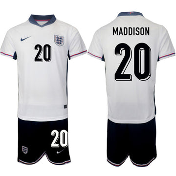 James Maddison England National Team white Home jersey