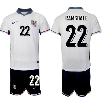 Aaron Ramsdale England National Team white Home jersey