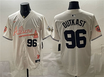 OutKast Atlanta Braves cream Vapor jersey