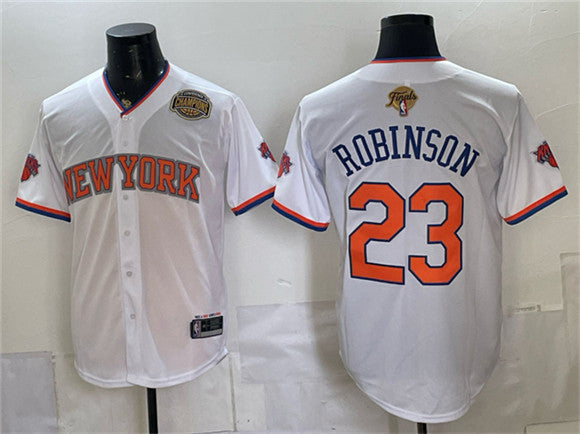Mitchell Robinson New York Knicks white jersey