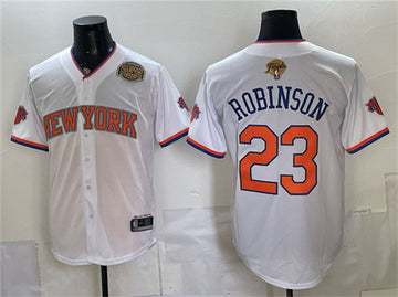 Mitchell Robinson New York Knicks white jersey