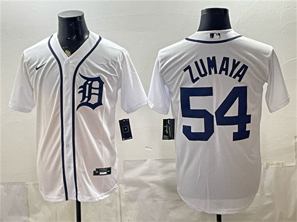 Joel Zumaya Detroit Tigers white jersey