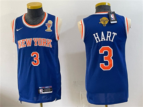 Josh Hart New York Knicks blue jersey