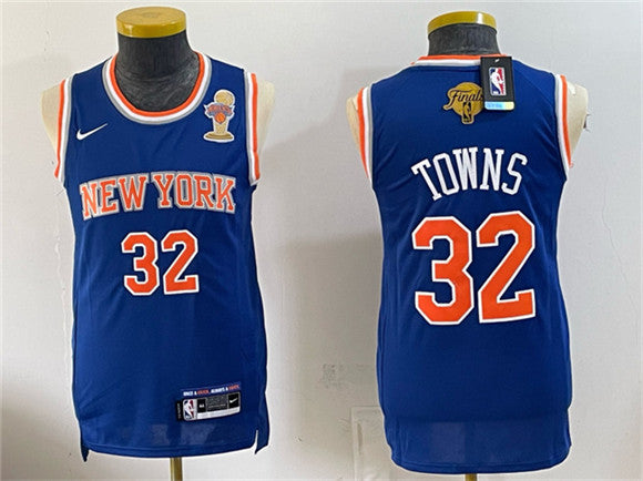 Karl-Anthony Towns New York Knicks blue jersey