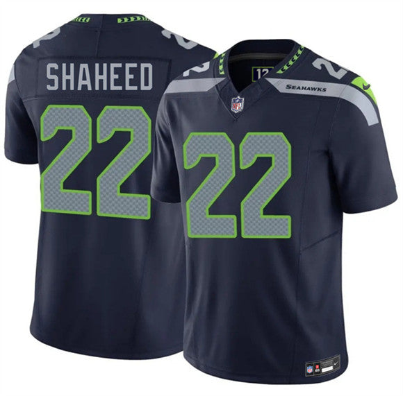 Rashid Shaheed Seattle Seahawks navy Vapor jersey