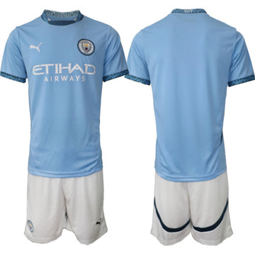Custom Manchester United blue Home jersey