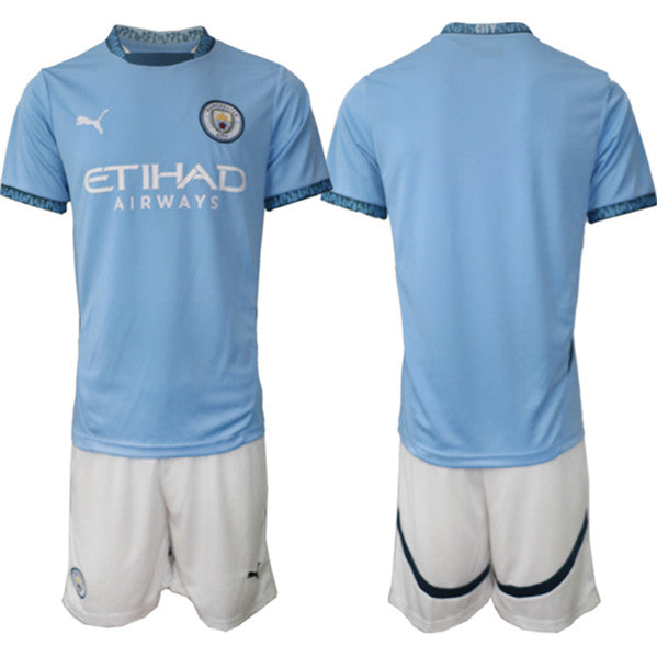 Custom Manchester United blue Home jersey