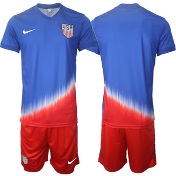 Custom American Team royal Away jersey