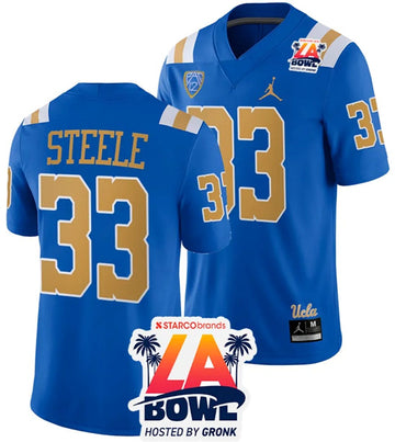 Carson Steele UCLA Bruins blue jersey