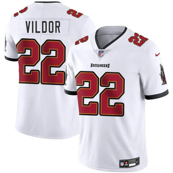 Kindle Vildor Tampa Bay Buccaneers white jersey