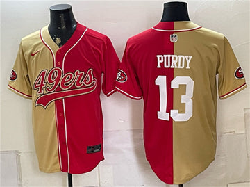 Brock Purdy San Francisco 49ers gold Split jersey