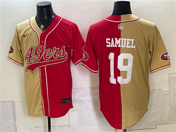 Deebo Samuel San Francisco 49ers gold Split jersey