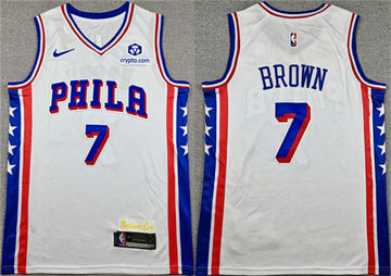Jaylen Brown Philadelphia 76ers white jersey