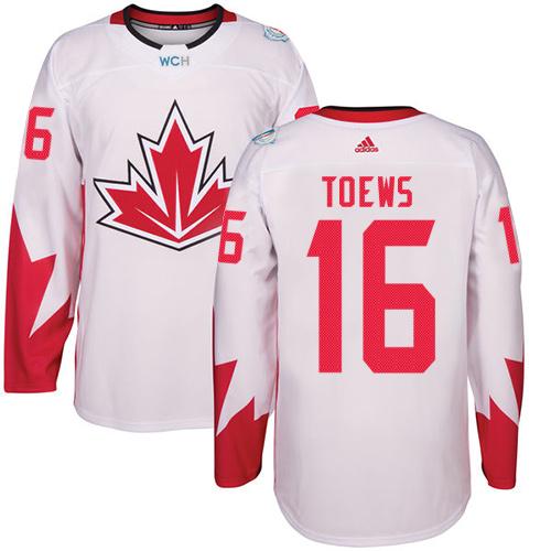 Jonathan Toews Team Canada white jersey