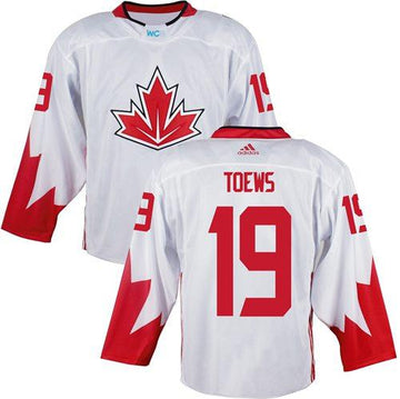 Jonathan Toews Team Canada white jersey