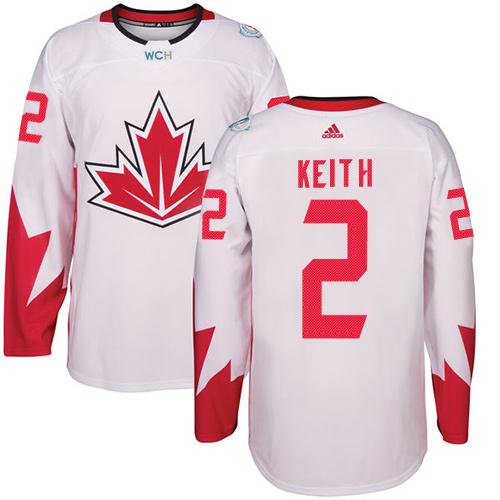 Duncan Keith Team Canada white jersey