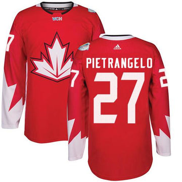 Alex Pietrangelo Team Canada red jersey