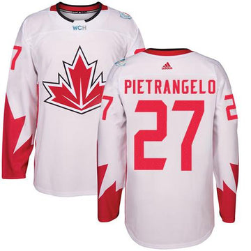 Alex Pietrangelo Team Canada white jersey