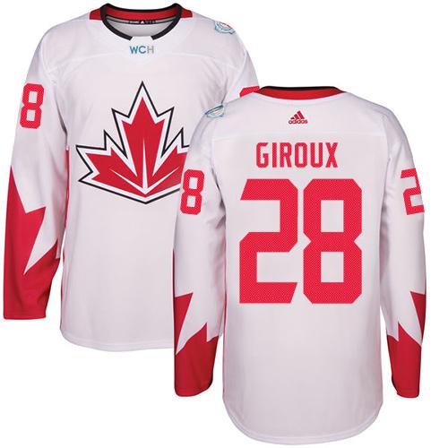 Claude Giroux Team Canada white jersey