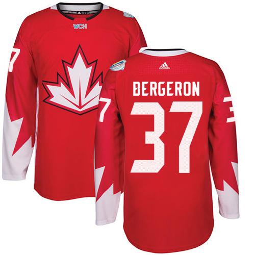 Patrice Bergeron Team Canada red jersey