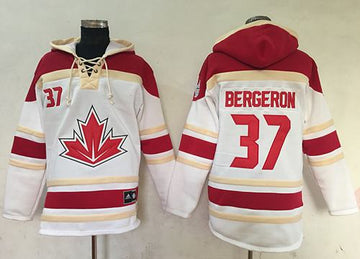Patrice Bergeron Team Canada white jersey