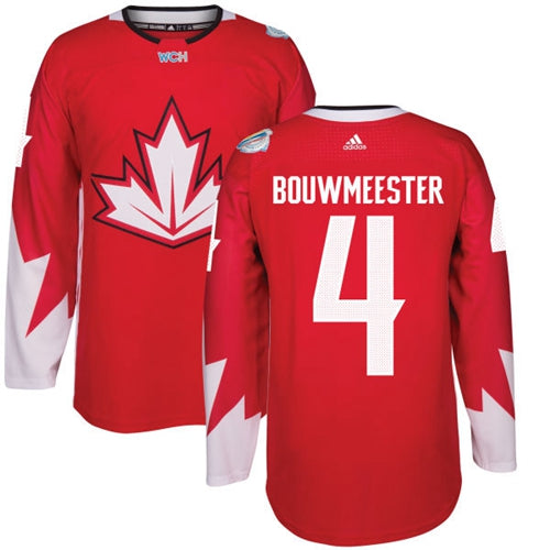 Jay Bouwmeester Team Canada red jersey