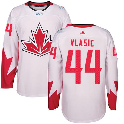 Marc-Edouard Vlasic Team Canada white jersey