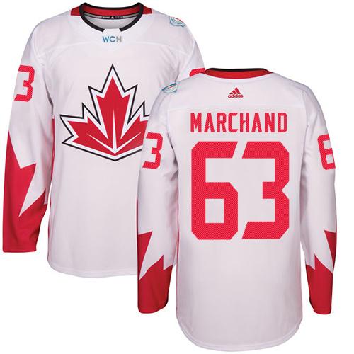 Brad Marchand Team Canada white jersey