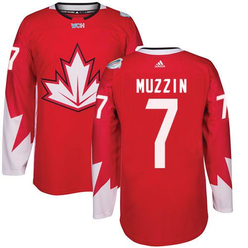 Jake Muzzin Team Canada red jersey