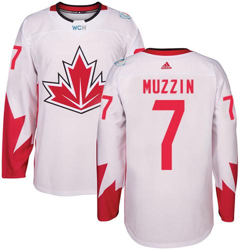 Jake Muzzin Team Canada white jersey