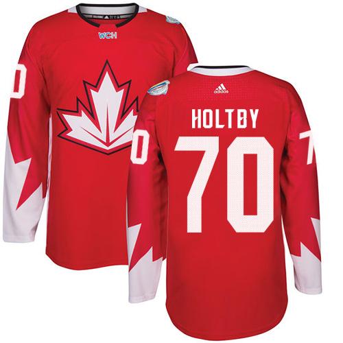 Braden Holtby Team Canada red jersey