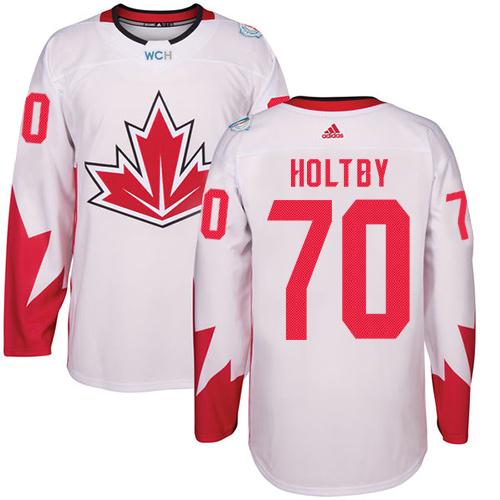 Braden Holtby Team Canada white jersey