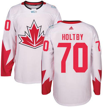 Braden Holtby Team Canada white jersey
