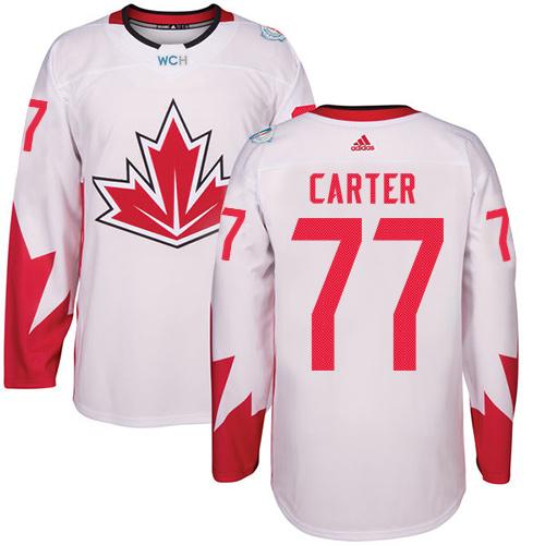 Jeff Carter Team Canada white jersey