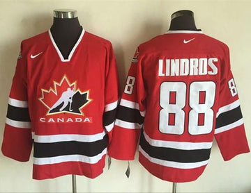 Eric Lindros Team Canada red-black Throwback jersey