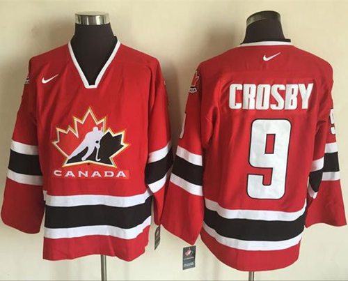 Sidney Crosby Team Canada red-black Throwback jersey