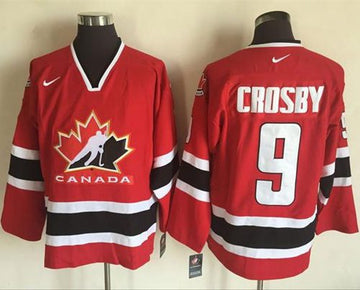 Sidney Crosby Team Canada red-black Throwback jersey