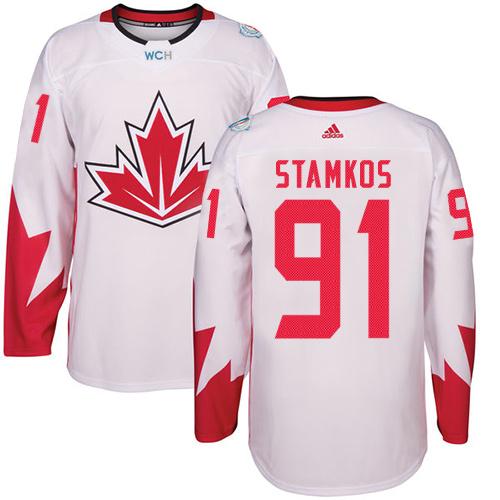 Steven Stamkos Team Canada white jersey