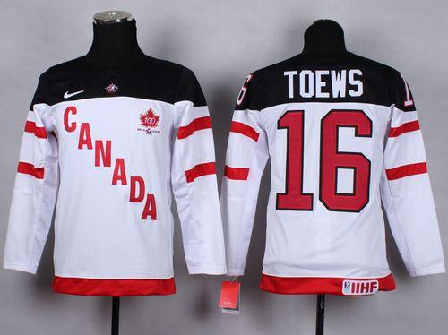 Jonathan Toews Team Canada white jersey