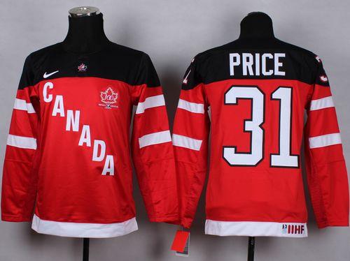 Carey Price Team Canada red jersey