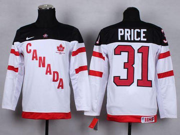 Carey Price Team Canada white jersey