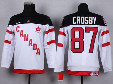 Sidney Crosby Team Canada white jersey