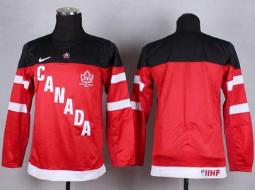 Custom Team Canada red jersey