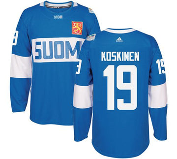 Mikko Koskinen Team Finland blue jersey