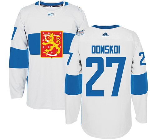 Joonas Donskoi Team Finland white jersey
