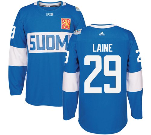 Patrik Laine Team Finland blue jersey
