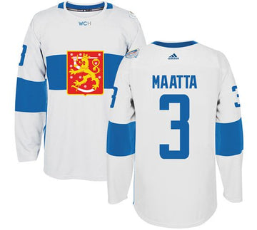 Olli Maatta Team Finland white jersey