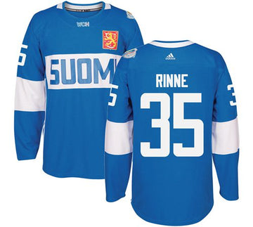 Pekka Rinne Team Finland blue jersey