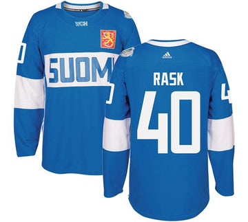 Tuukka Rask Team Finland blue jersey