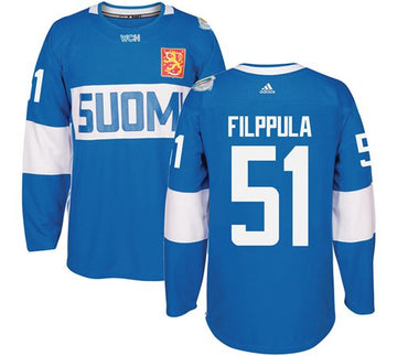 Valtteri Filppula Team Finland blue jersey